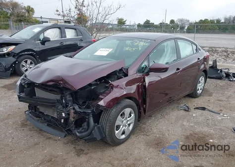 2017 Kia Forte Lx from USA, damaged, VIN 3KPFK4A73HE152655